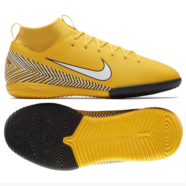Nike Mercurial Superfly 6 Academy Gs Neymar Ic Jr AO2886-710 soccer shoes yellow yellows 1