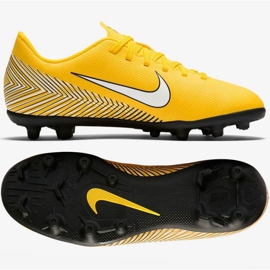 Nike Mercurial Vapor 12 Club Neymar Mg Jr AO9472-710 football shoes multicolored yellows 1