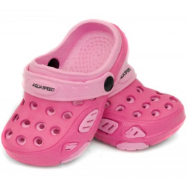Aqua-speed Lido slippers, col 03 pink 1