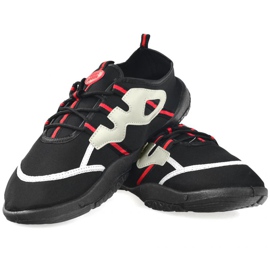 Aqua-speed beach shoes black, gray and red 19A grey 1