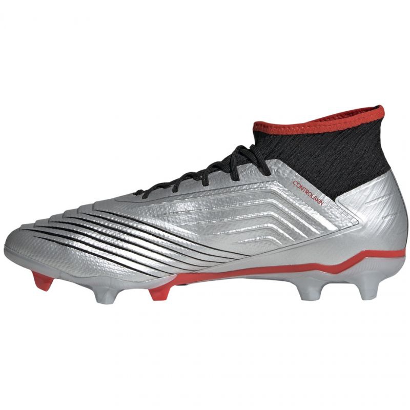 Adidas Predator 19.2 Fg M F35601 football boots black silver silver