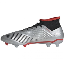 Adidas Predator 19.2 Fg M F35601 football boots black / silver silver 1