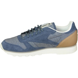 Reebok Cl Leather Fleck M AQ9722 blue 1