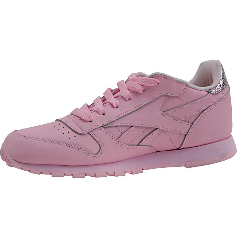 Reebok Classic Leather Metallic Jr BD5898 pink KeeShoes