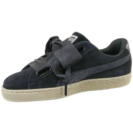 Puma suede top platform metallic safari