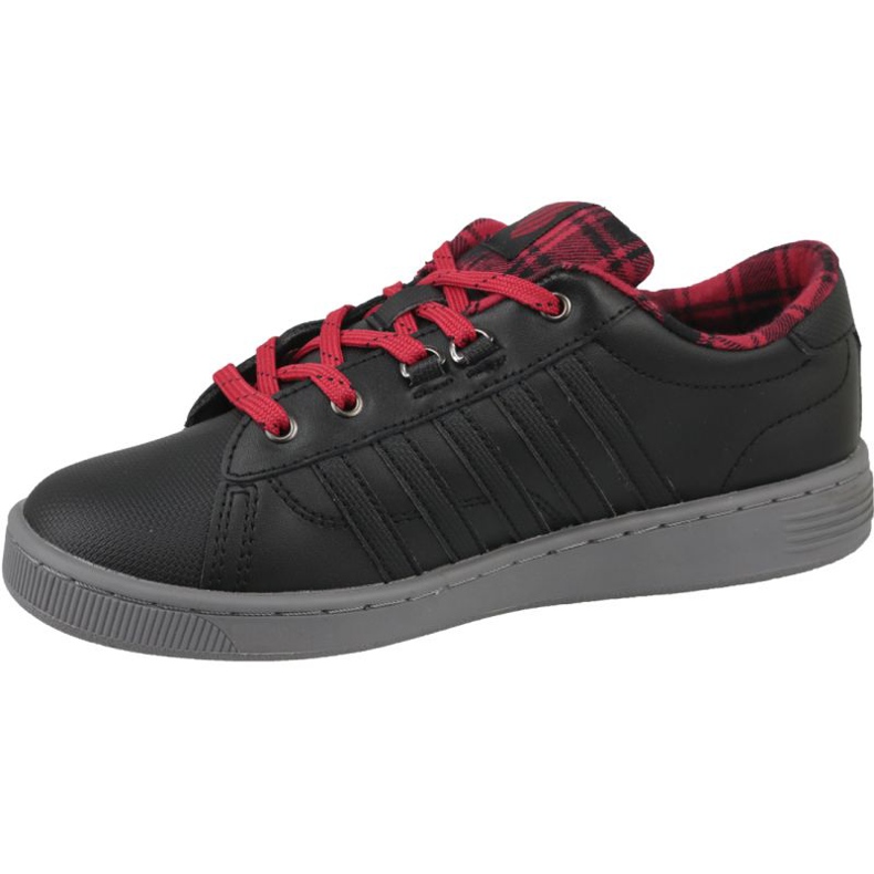 K-Swiss Hoke Plaid 85111-050 shoes black 1 K-Swiss Hoke Plaid 85111-050 shoes black 1