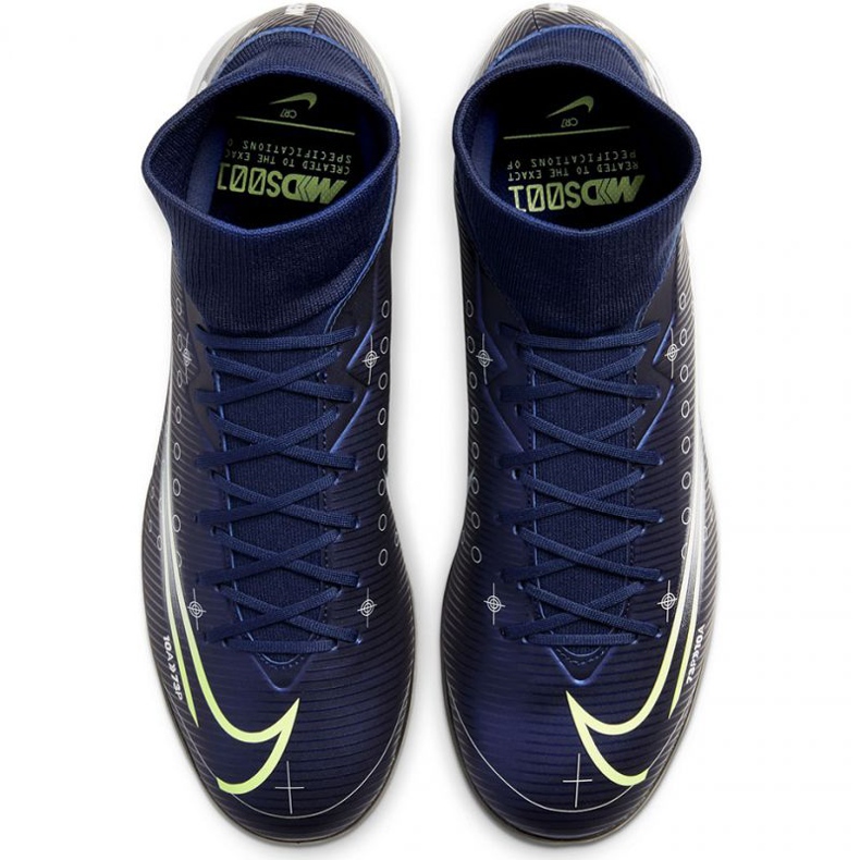 Indoor shoes Nike Mercurial Superfly 7 Academy Mds Ic M BQ5430-401 navy blue navy blue 1
