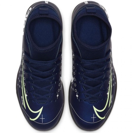Nike Mercurial Superfly 7 Club Mds Tf Jr BQ5416-401 football shoes navy blue blues and navy blue 1