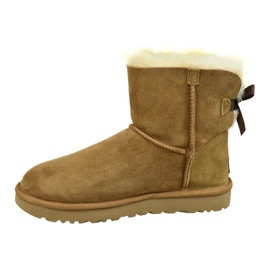 Ugg Mini Bailey Bow Ii W 1016501-CHE Shoes brown 1 Ugg Mini Bailey Bow Ii W 1016501-CHE Shoes brown 1