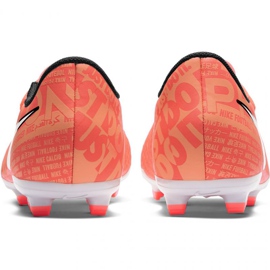 Nike Phantom Venom Academy Fg Jr AO0362 810 soccer shoes orange oranges and reds 4