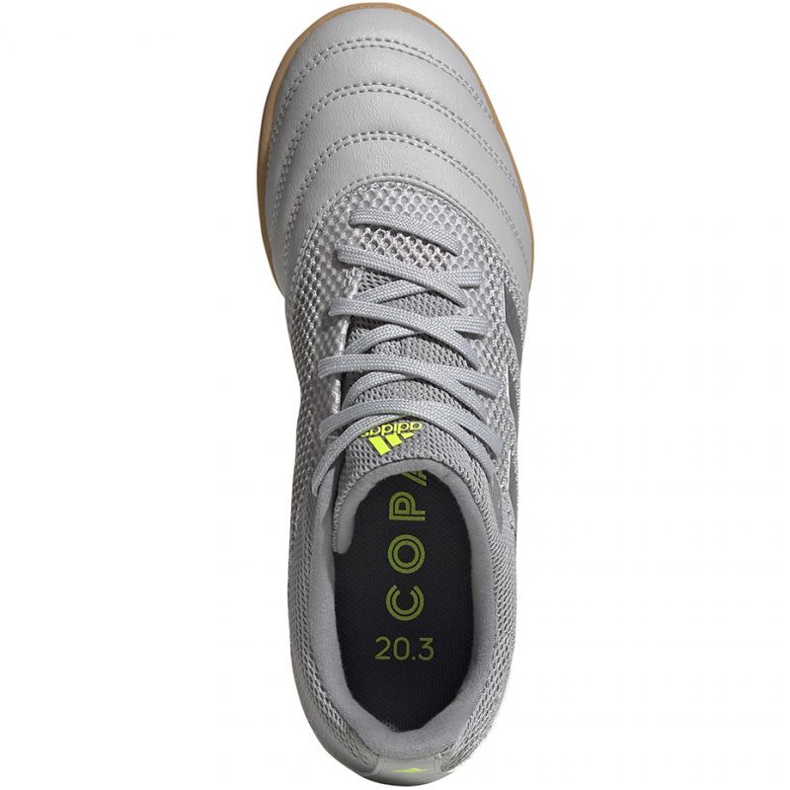 Adidas Copa 20.3 In Sala Jr EF8338 football boots grey shades of gray 1