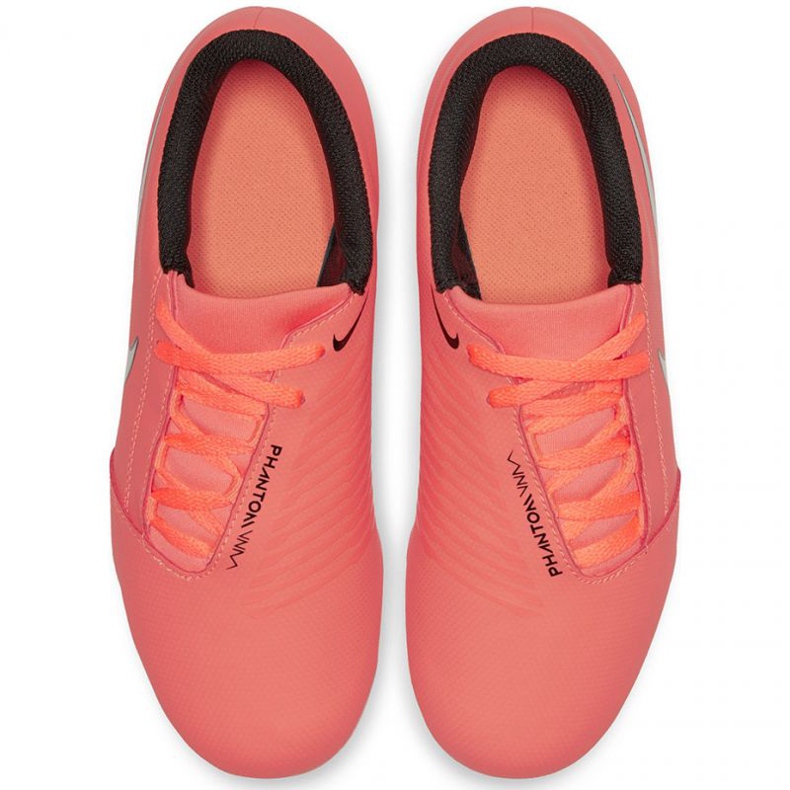 Nike Phantom Venom Club Fg Jr AO0396-810 soccer shoes orange oranges and reds 1
