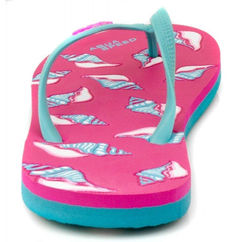Aqua-Speed ​​Napoli W 40869-40875 flip-flops blue pink 1
