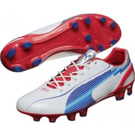 Football boots Puma Evo Speed ​​1 Fg M 102527 01 white white 1