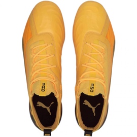 Football boots Puma One 20.1 Fg Ag Ultra M 105743 01 yellow yellows 1