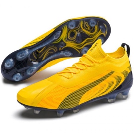 Football boots Puma One 20.1 Fg Ag Ultra M 105743 01 yellow yellows 3