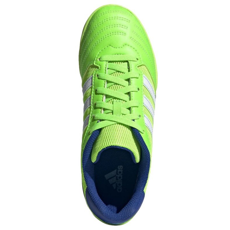 Indoor shoes adidas Super Sala Jr FV2640 green green 1 Indoor shoes adidas Super Sala Jr FV2640 green green 1