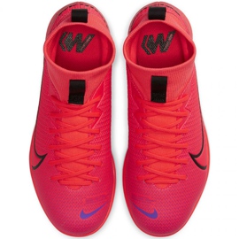 Indoor shoes Nike Mercurial Superfly 7 Academy Ic Jr AT8135-606 red oranges and reds 1