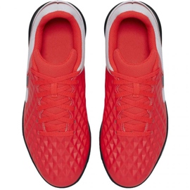 Indoor shoes Nike Tiempo Legend 8 Club Ic Jr AT5882-606 multicolored oranges and reds 1