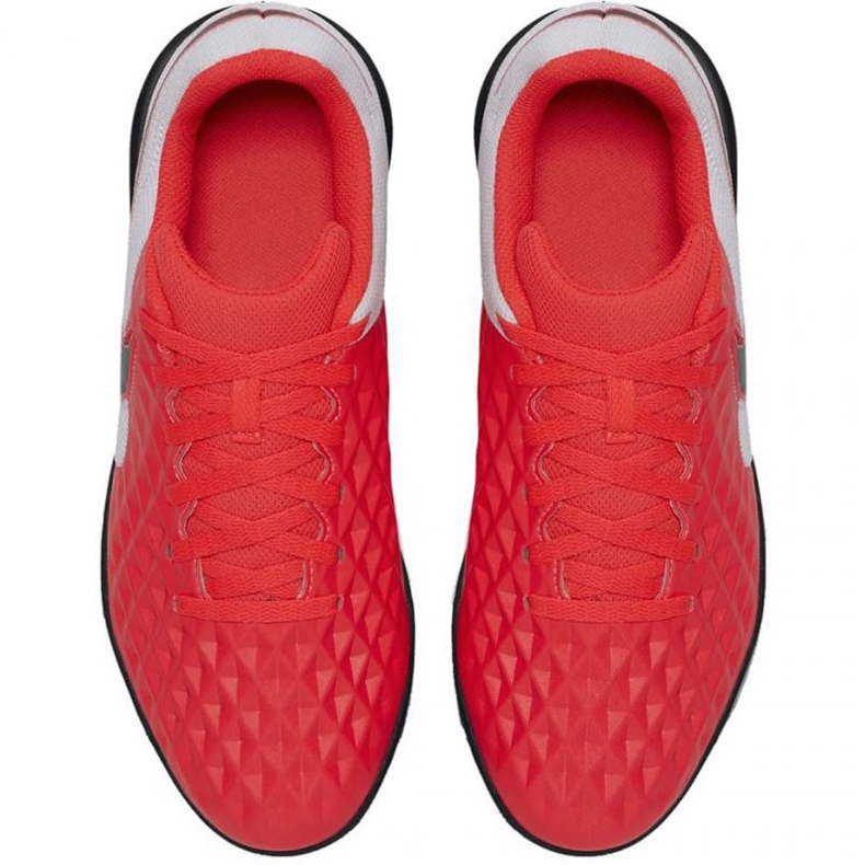 Indoor shoes Nike Tiempo Legend 8 Club Ic Jr AT5882-606 multicolored oranges and reds 1