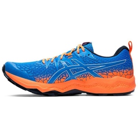 Asics Fujitrabuco Lyte M 1011A700-400 running shoes blue orange 1