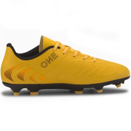 Football boots Puma One 20.4 Fg Ag Jr 105840 01 yellow 1