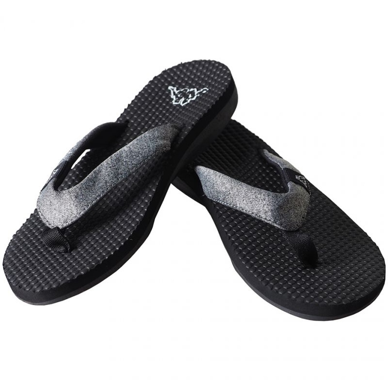 Kappa Cally W 242834 1611 flip-flops black grey 1