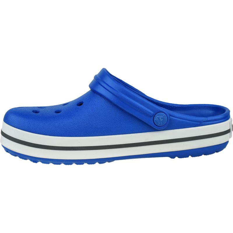 crocs white blue
