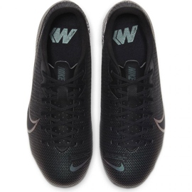 Nike Mercurial Vapor 13 Academy FG / MG Jr AT8123 010 soccer shoes grey black 1