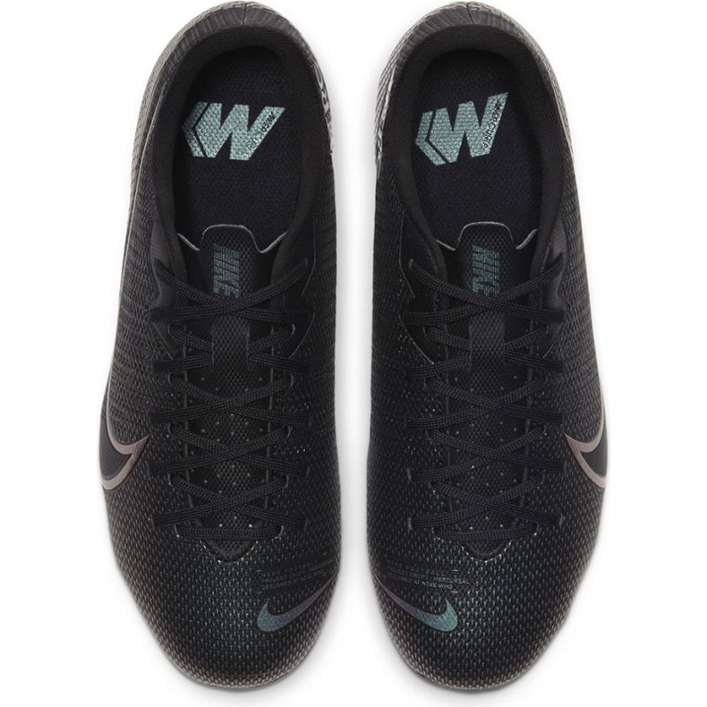 Nike Mercurial Vapor 13 Academy FG / MG Jr AT8123 010 soccer shoes grey black 1