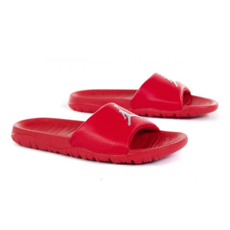 nike jordan break slide red