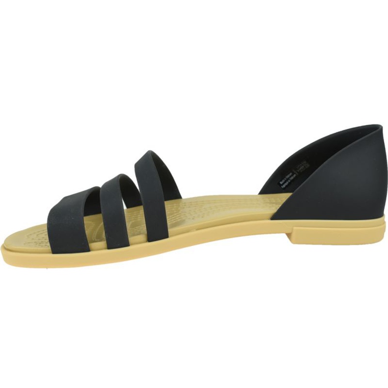 Crocs Tulum Open Flat W 206109-00W black 1