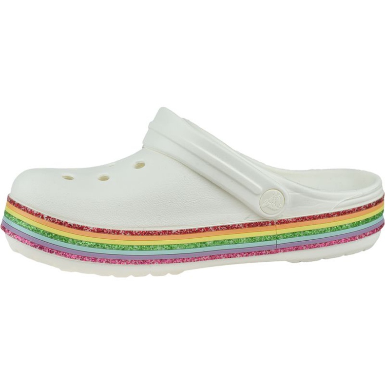 Crocs Rainbow Glitter Clog 206151-100 white 1
