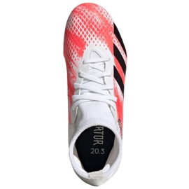 Adidas Predator 20.3 Fg Jr EG0927 football boots multicolored white 1