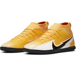 Nike Mercurial Superfly 7 Club Ic Jr AT8153 801 football shoes yellow oranges and reds 1