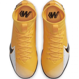 Nike Mercurial Superfly 7 Academy Tf Jr AT8143 801 football shoe yellow yellows 1