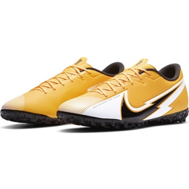 Nike Mercurial Vapor 13 Academy Tf M AT7996 801 football shoe black, orange, yellow yellows 1