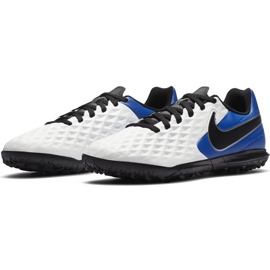 Nike Tiempo Legend 8 Club Tf Jr AT5883 104 football shoes black, blue, white white 1