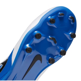 Nike Legend 8 Academy Mg Jr AT5732-104 football shoes black, white, navy blue multicolored 1