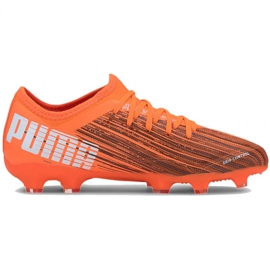 Puma Ultra 3.1 Fg Ag Jr 106098 01 football boots multicolored, orange oranges and reds 1