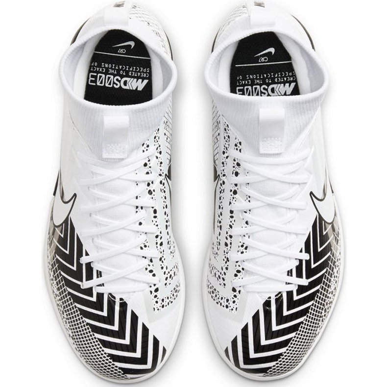 Nike Mercurial Superfly 7 Academy Mds Ic Jr BQ5529 110 football shoe white, white, black white 1
