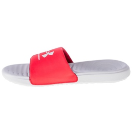 Under Armour Under Armor Ansa Fixed Slides 3023761-104 red 1