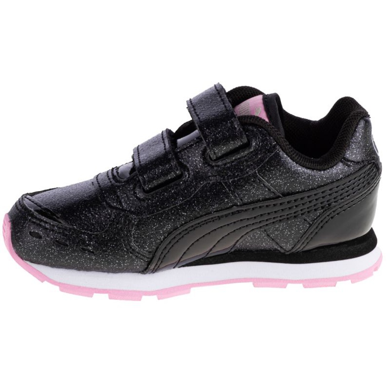 Puma Vista Glitz V Infants Jr 369721-10 black pink 1