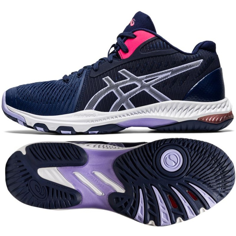 Asics Netburner Ballistic Ff Mt 2 W 1052A034 400 volleyball shoes multicolored black 1