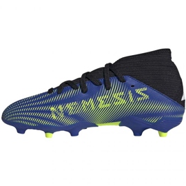 Adidas Nemeziz 3 In Jr FY0817 cleats black, royal blue 1