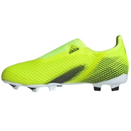 Adidas X Ghosted.3 Ll Fg Jr FW6978 football boots yellow multicolored -  KeeShoes