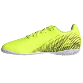 Adidas X Ghosted.4 In Jr FW6923 football boots green, yellow neon green 1