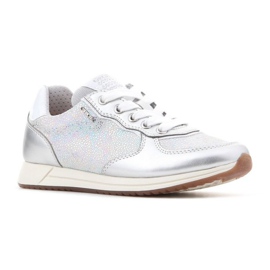 Geox J Jensea GD J826FD 007NF C1355 shoes silver 1