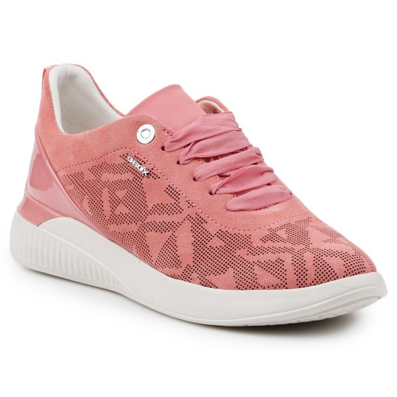 Geox D Theragon C-Suede W D828SC-00022-C7008 shoes pink 1