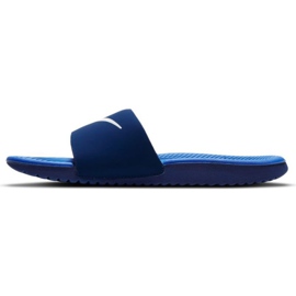 Nike Kawa Jr 819 352 404 slides white blue 2